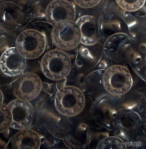 831 4-part Plain Flat Top Press Stud Buttons 15mm (831 Vintage Gold - appx 300g)