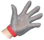 Close-up of the cut resistant glove showcasing its mesh design.