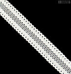 10 metre length of off white net elastic for crafts