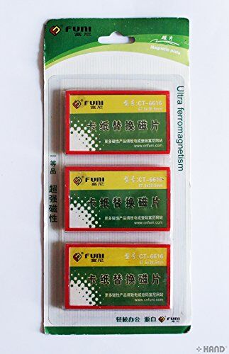 Close-up of the magnetic badge name holder showing size