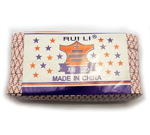 tc. 8 mm wide, 16 m long, white and red