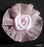 F9 Decorative DIY Craft Assorted Colours Flower Design Trims - pack of 10 (F9-1 Light Pink)