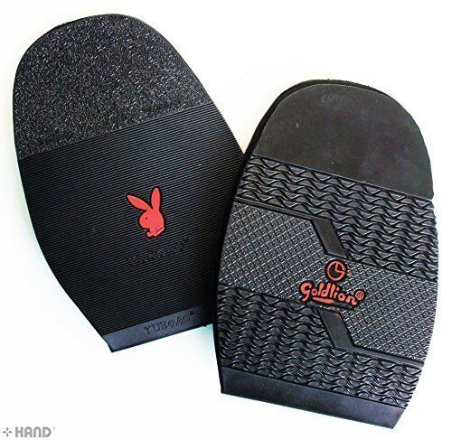Close-up of the rubber sole repair pad showing texture