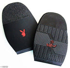 Large rubber shoe repair pad on a workbench
