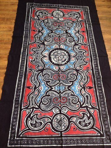 Double-sided cloth featuring vibrant collective art design