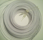 Measuring 8mm white boning with a ruler.
