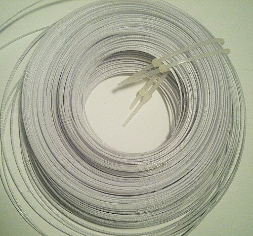 Measuring 8mm white boning with a ruler.