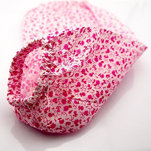 Extra Light Linen Floral Pattern Sleeve Arm Protectors 37 cm x 17 cm - Pack of 2 Pairs, Fine Pink Floral Design