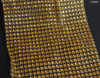 Diamante Look Ribbon Wide Trim 12cm x appx 10m (Gold)