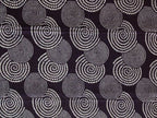 Detail of the texture and design of the blue cloth