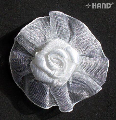 Bright pink flower trim for creative projects