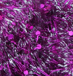 Round Party Birthday/Valentine/Christmas Tinsel Garland Decoration appx 2m - pack of 10 (Pink)