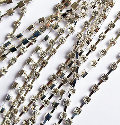 9 Metres of Crystal Gems Embellishment - 4mm Diameter