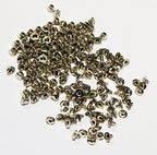 Top view of 8mm decorative press stud buttons assortment