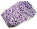 Two pairs of extra light linen sleeve arm protectors in purple floral design.