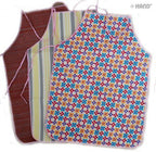 Three waterproof children's craft aprons in vibrant colours.