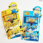 Close-up of a Minion rubber stamp with detailed design
