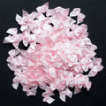 Pack of small decorative pink ribbon bow trims