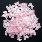 Pack of small decorative pink ribbon bow trims