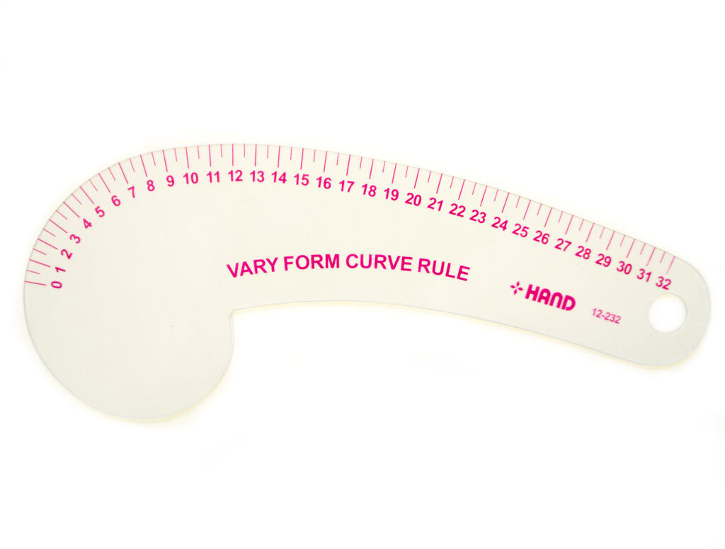 Flexible Vary Form Curve Ruler measuring 32cm for pattern design.
