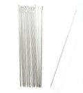 Pack of No.50 extra thin embroidery needles, 4.7cm long.