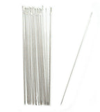 Pack of No.50 extra thin embroidery needles, 4.7cm long.