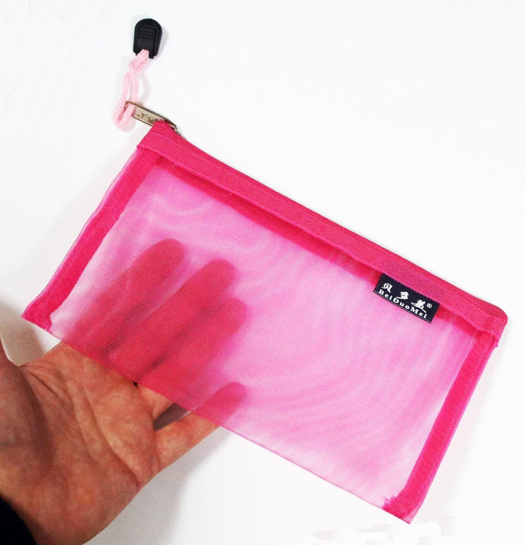 Open view of the breathable A6 folder bag showing interior