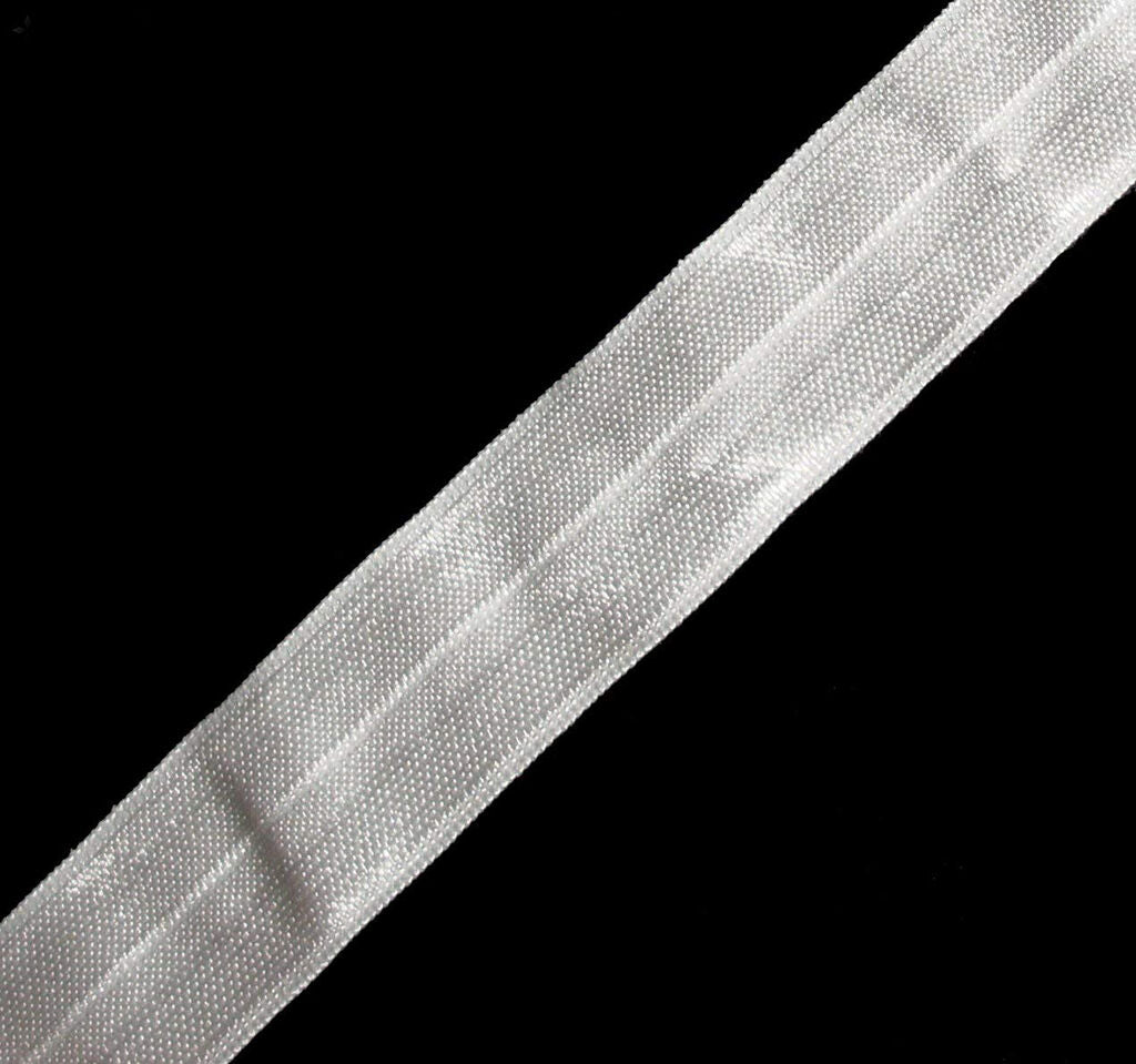 Off white satin surface knitted flat underwear elastic roll
