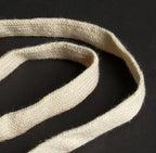 Close-up of 8 mm wide cotton rope cord trim showing texture.