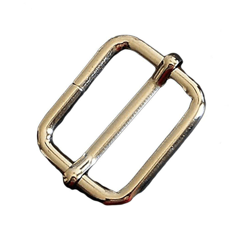 Pack of 8 silver tone metal sliders on a white background.
