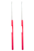 Two small thin loop turners made of plastic, 145mm long.