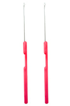 Two small thin loop turners made of plastic, 145mm long.