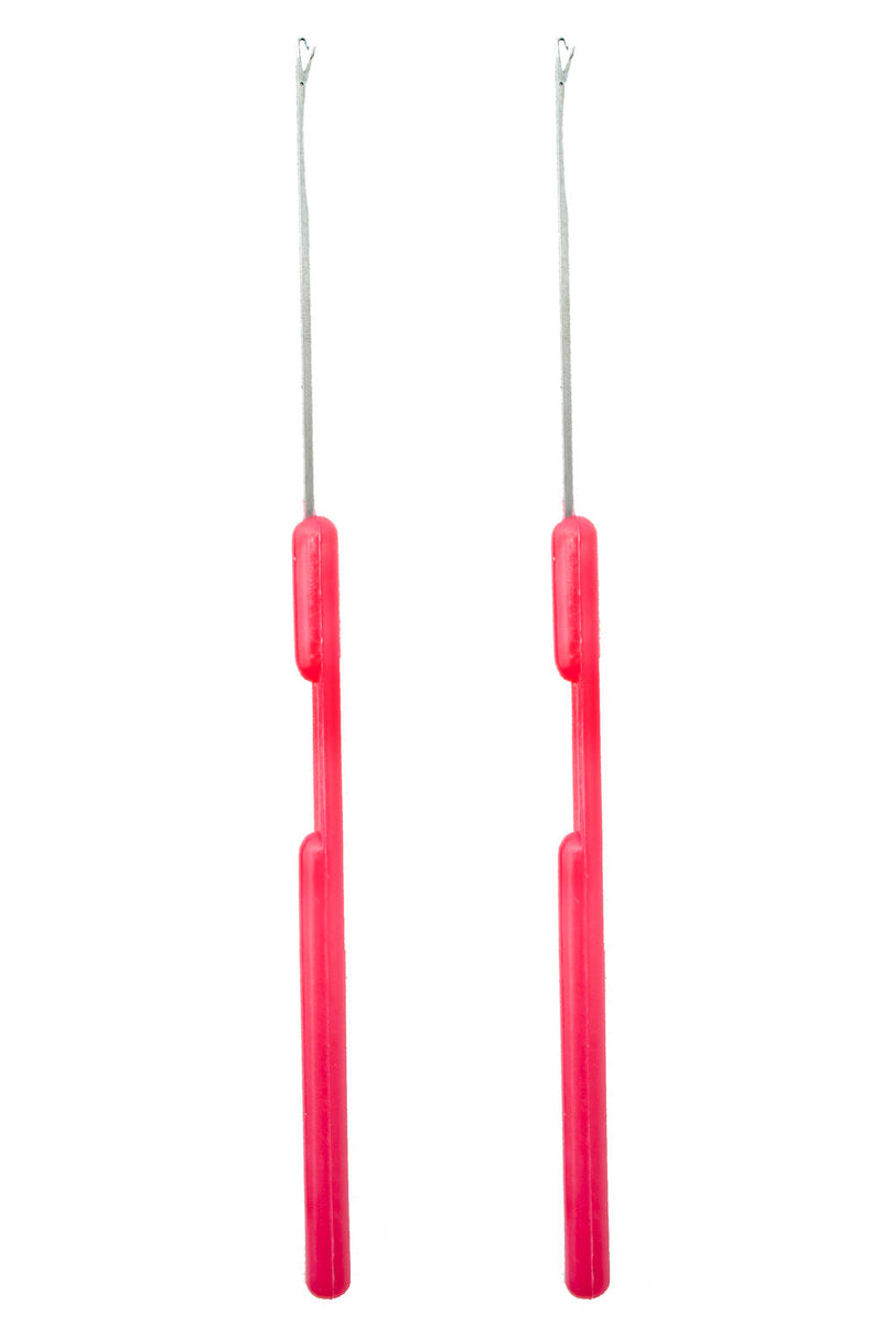 Two small thin loop turners made of plastic, 145mm long.
