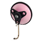 Two powerful suction hooks for bathroom or kitchen use.
