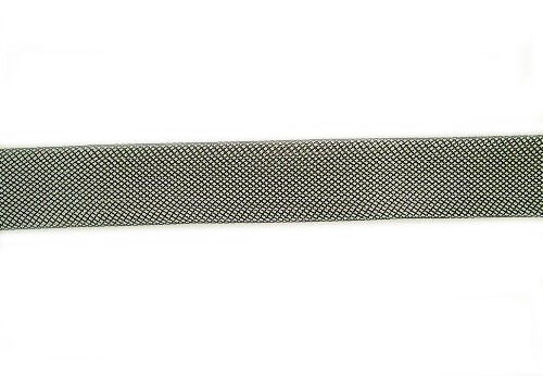 5 metre roll of black nylon crin trim for crafting