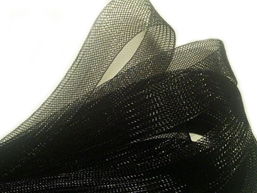 Nylon Crin Trim, Bridal Webbing Horses hair 48mm W x5metres (Black)