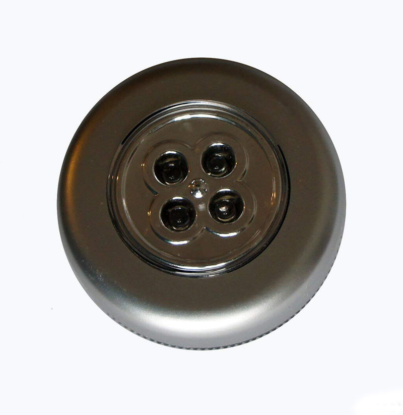 Two battery powered stick lamps with 4 LEDs each