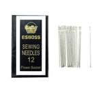 sewing needles, pack of 25 pcs, no.12 (4.5cm/1.75 extra thin)