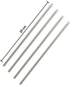 Different sizes of metal spiral boning for sewing projects