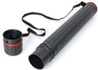 Close-up of the end cap of the telescopic drawing tube.