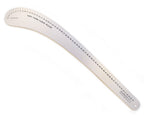 61cm aluminium vary form curve ruler on a wooden surface