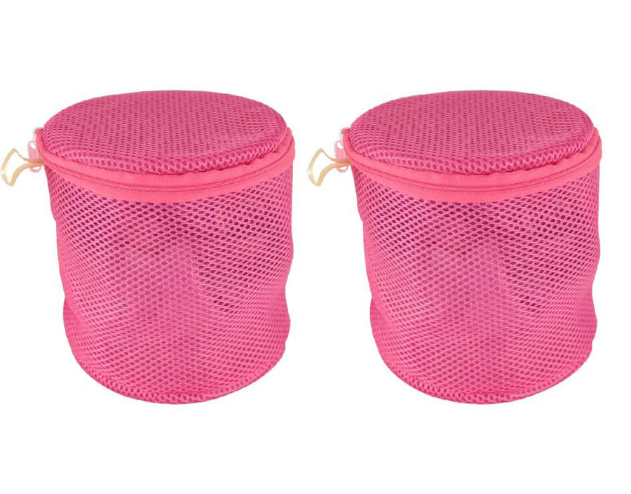 Large Bra Wash Bags Pack of 2 (Pink)