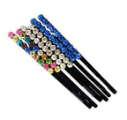 CHP Beautiful Shiny Diamante Crystal Assorted Designs and Colours Hair Pins for All Ages - Pack of 3