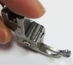 Close-up of the narrow step foot showcasing its design and features.