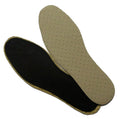 Close-up of pure latex foam shoe insoles
