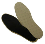 Close-up of pure latex foam shoe insoles