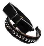 Two assorted design wire headbands in elegant colours.