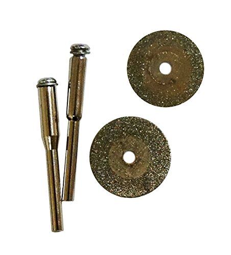 Pack of 10 diamond tipped cutting discs in a pouch.