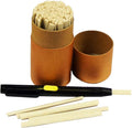 Chalk pen with white chalk leads for fabric marking