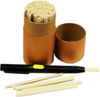 Chalk pen with white chalk leads for fabric marking